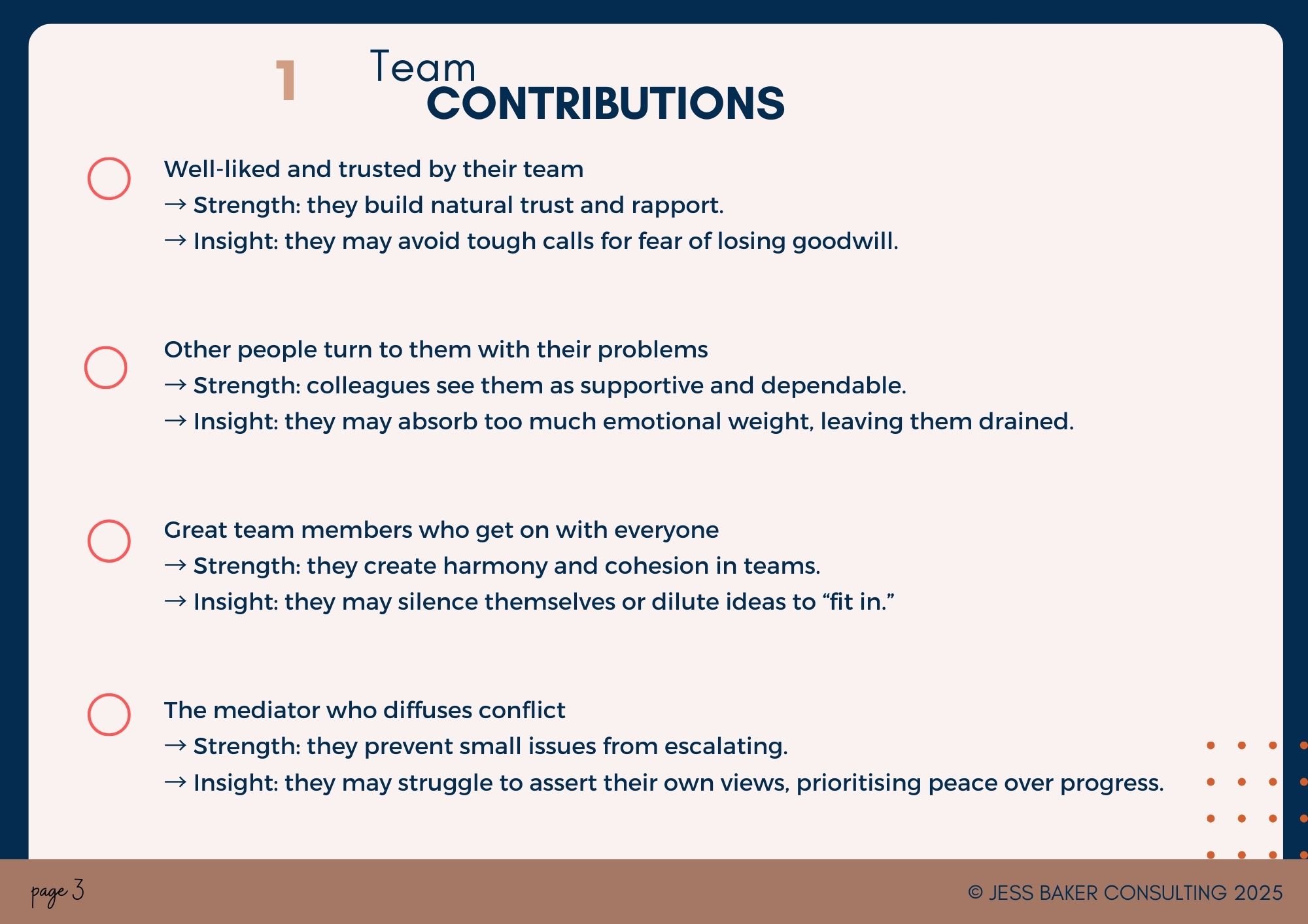 Empathic Leaders Behavioural Checklist & Insights Guide Jess Baker Psychologist