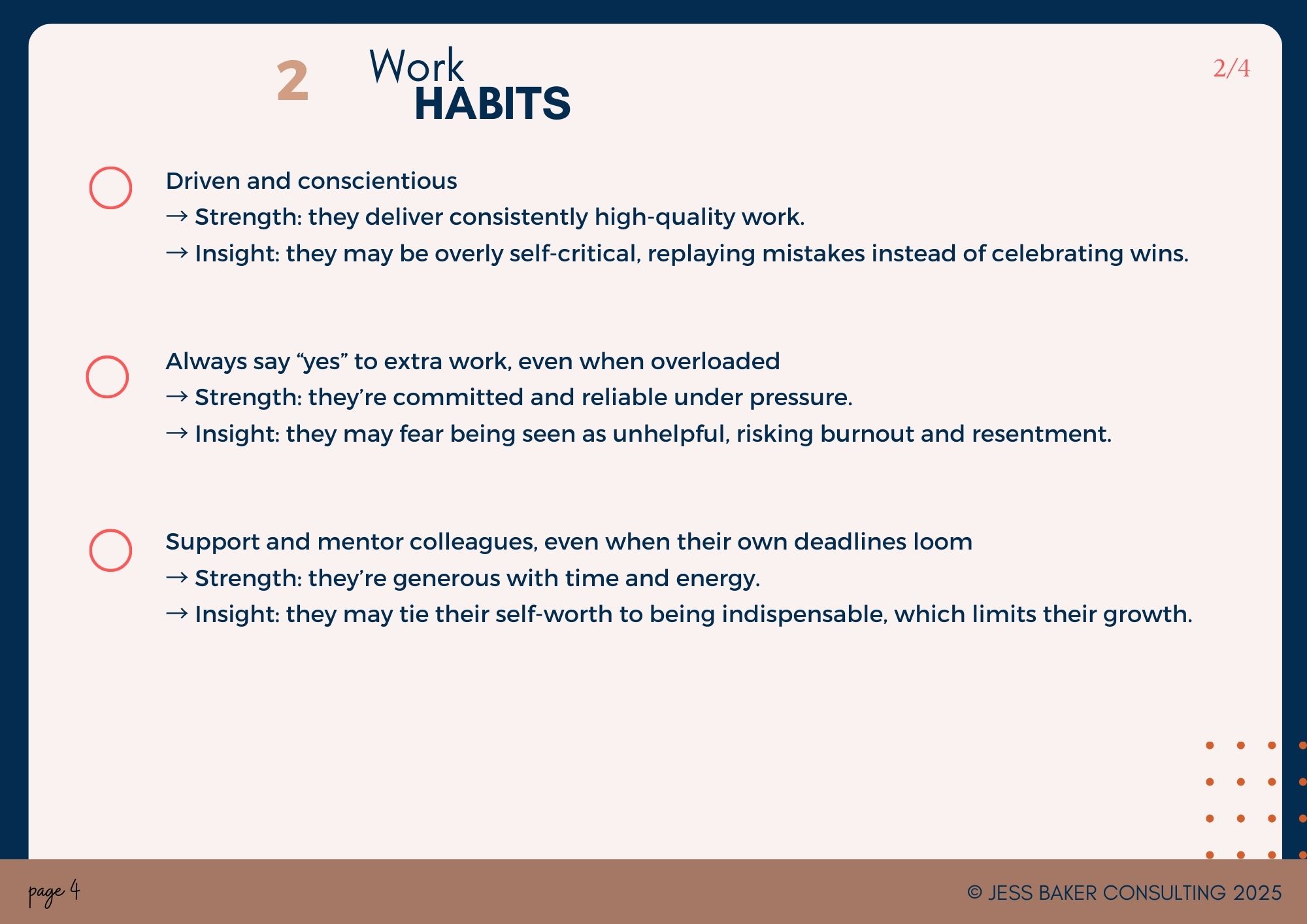 Empathic Leaders Behavioural Checklist & Insights Guide Jess Baker Psychologist