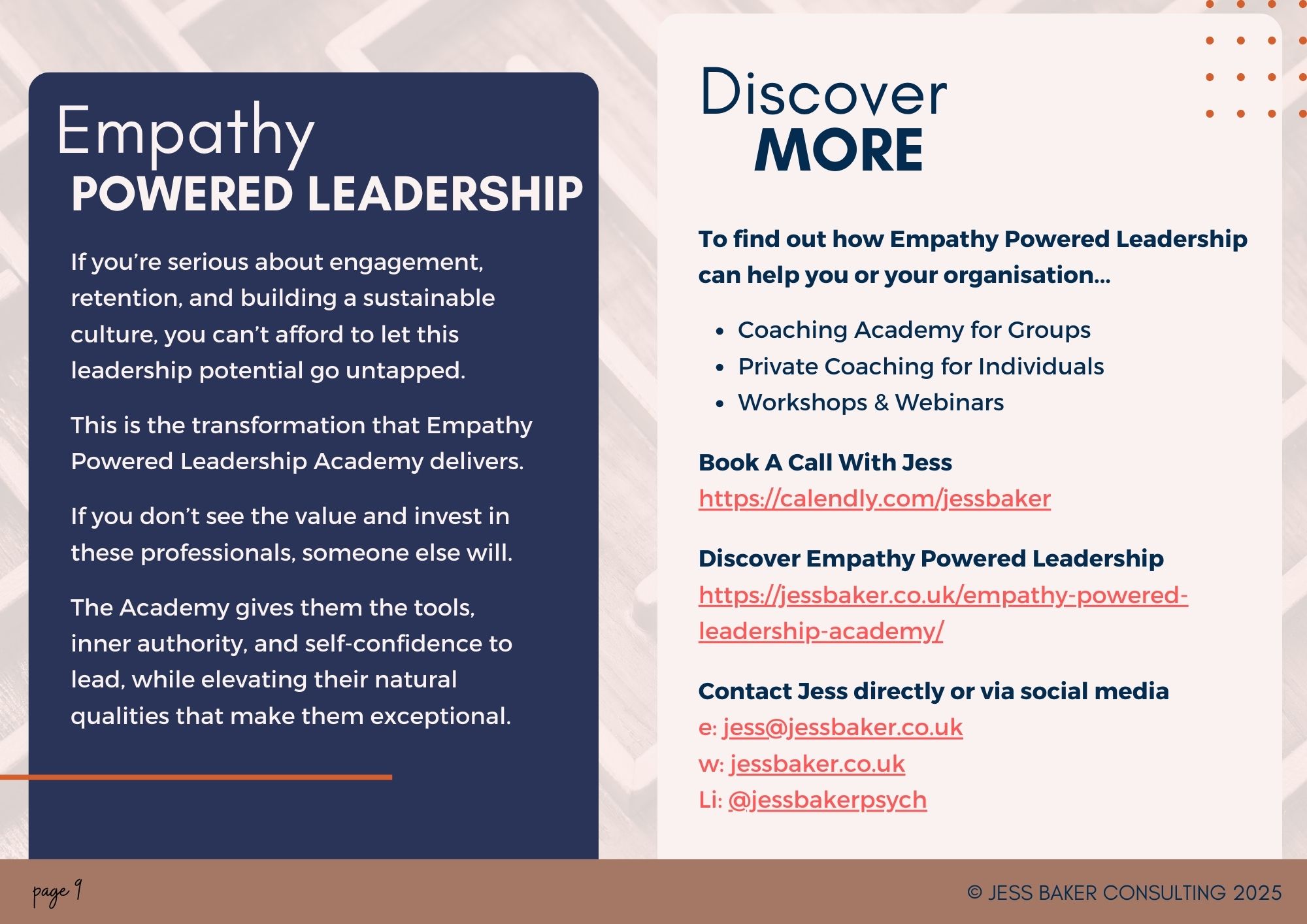 Empathy Powered Leaders Jess Baker Psychologist