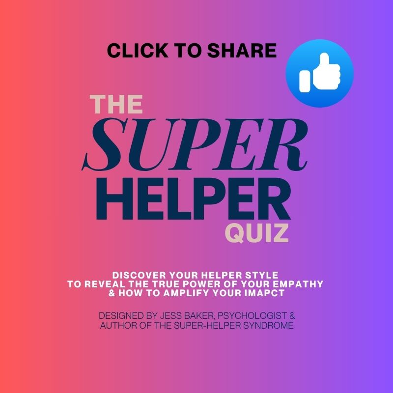 SHS Quiz share fb Dynamic Helper Archetypes Free Quiz Jess Baker Psychologist Super-Helper