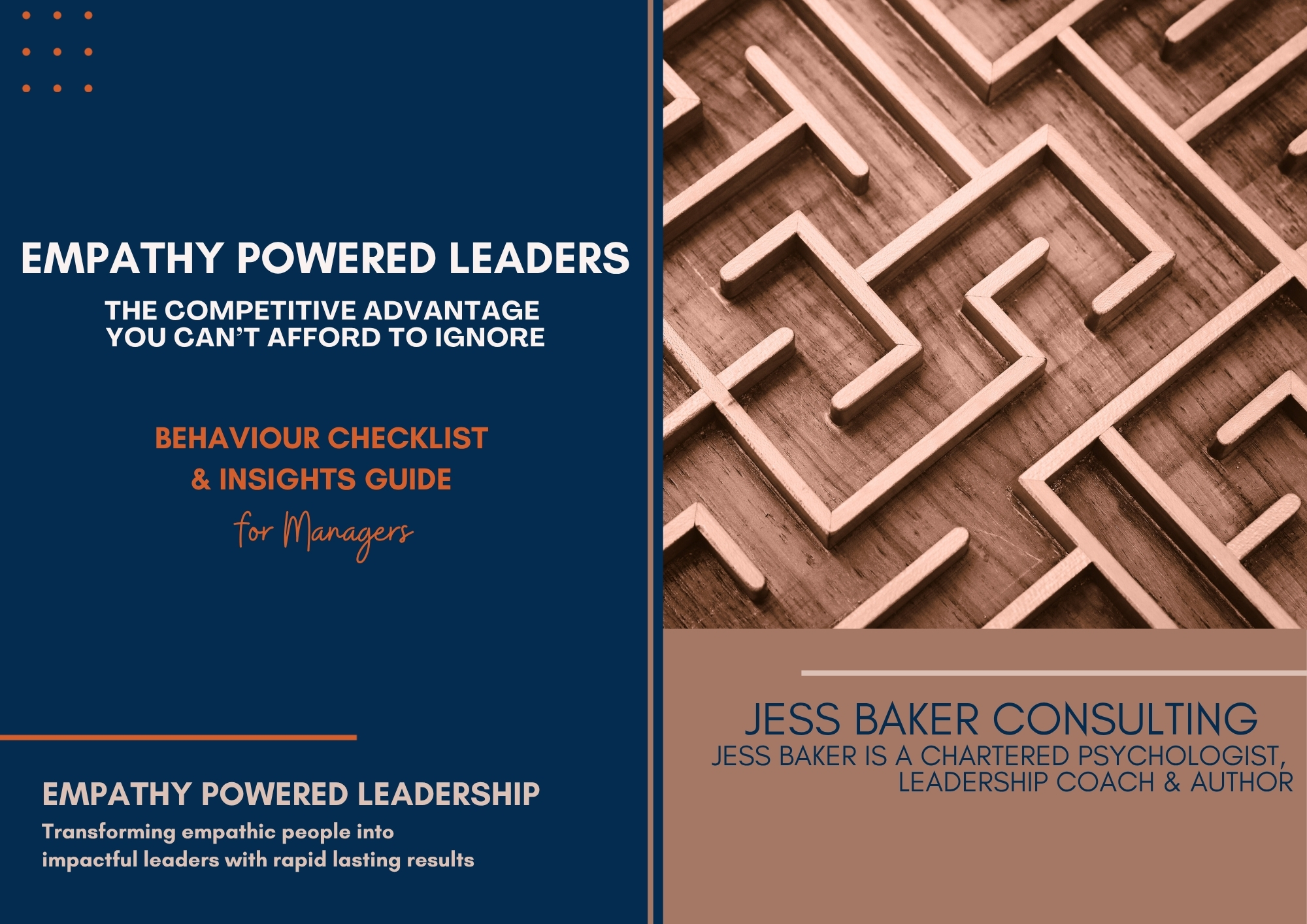 Empathy Powered Leaders Behavioural Checklist & Insights Guide Jess Baker Psychologist